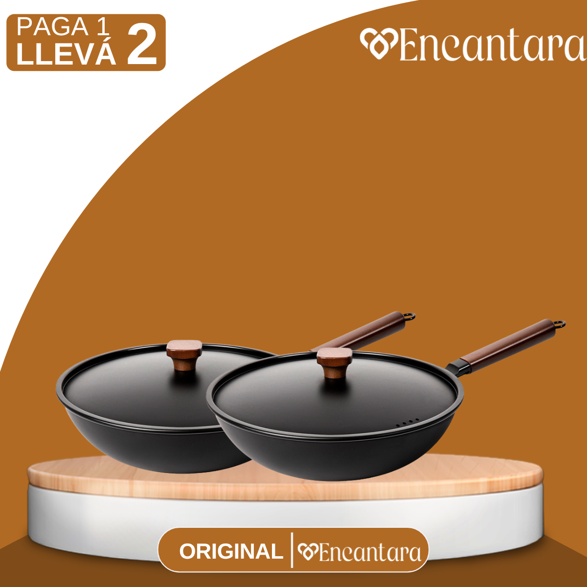 Frigideira Fuego Vivo em Ferro Fundido Antiaderente +BRINDE: Kit Utensílios de Cozinha