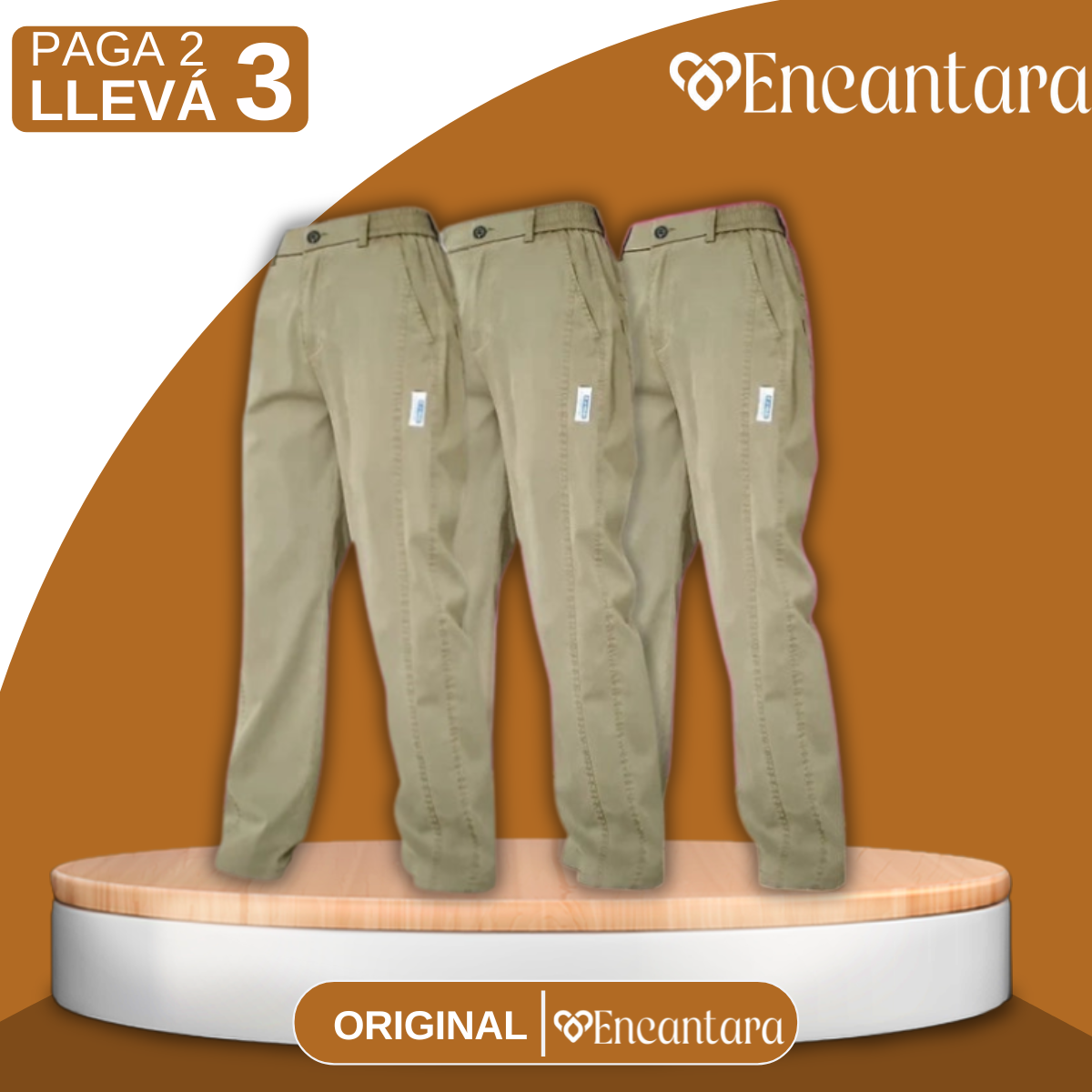 [Paga 2, Llévate 3] Pantalones Aurora de Seda Fría y Poliéster