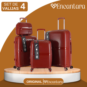 Set De 4 Valijas Rigidas Lavon Giro 360 Beauty(Perfectas para viajar)